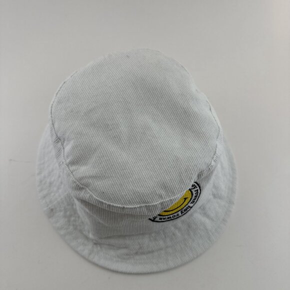 HEY ROWAN Bucket Hat Fitted Sun Cap Smiling White Corduroy Beach Fishing - Picture 9 of 9